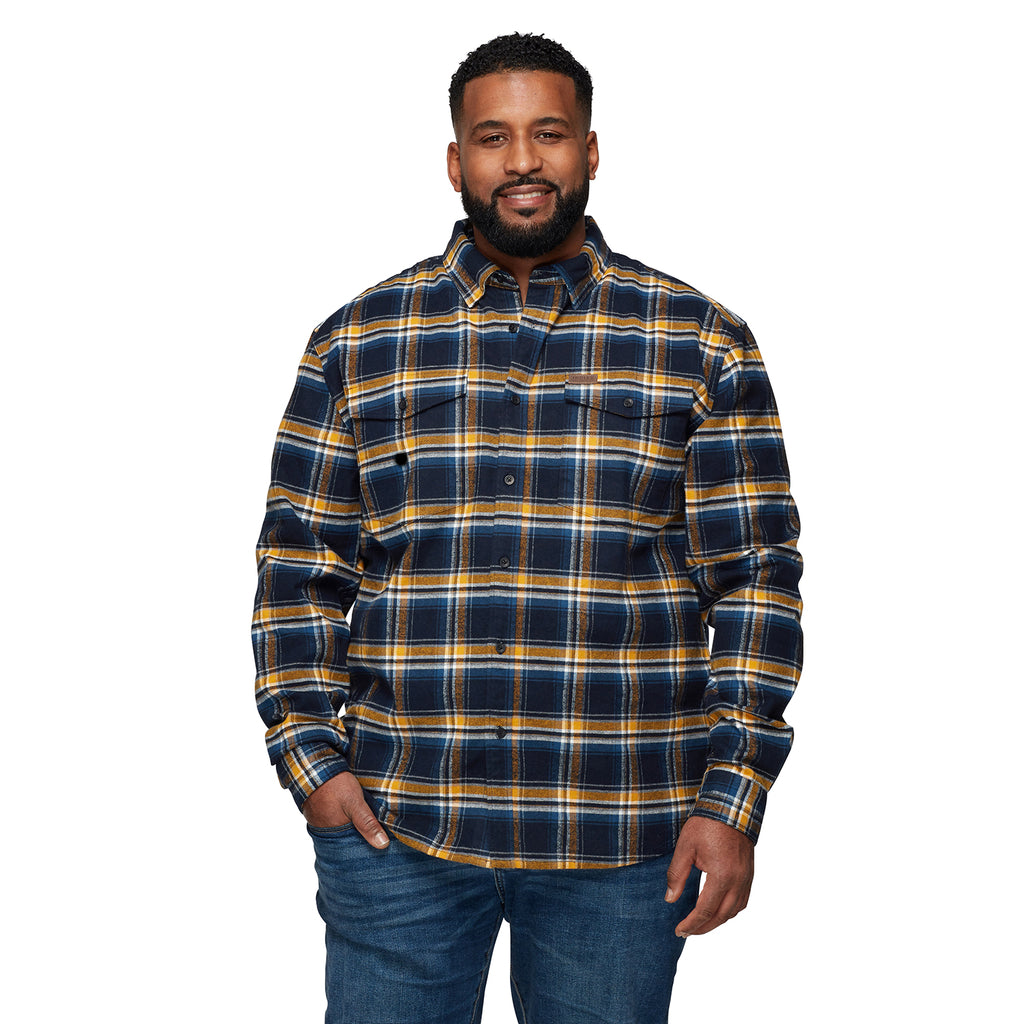 INDIAN MOTORCYCLE UNISEX KANSAS PLAID FLANNEL SHIRT