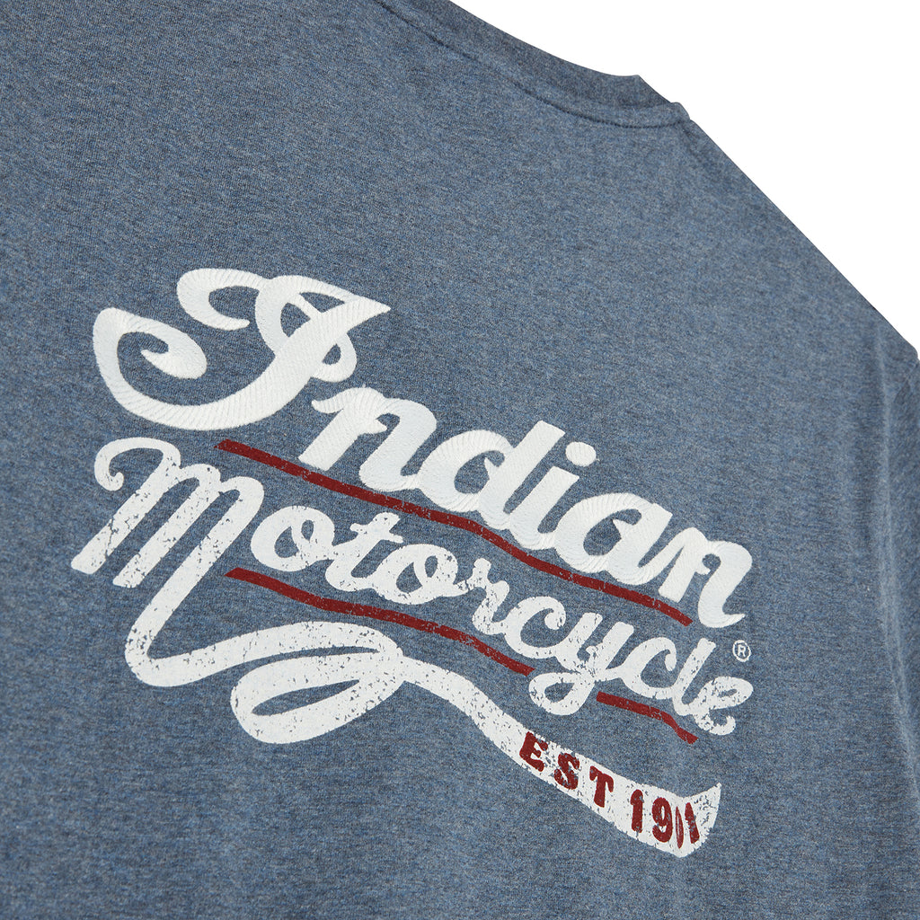 INDIAN MOTORCYCLE MIXED EMBLEM PRINT TEE