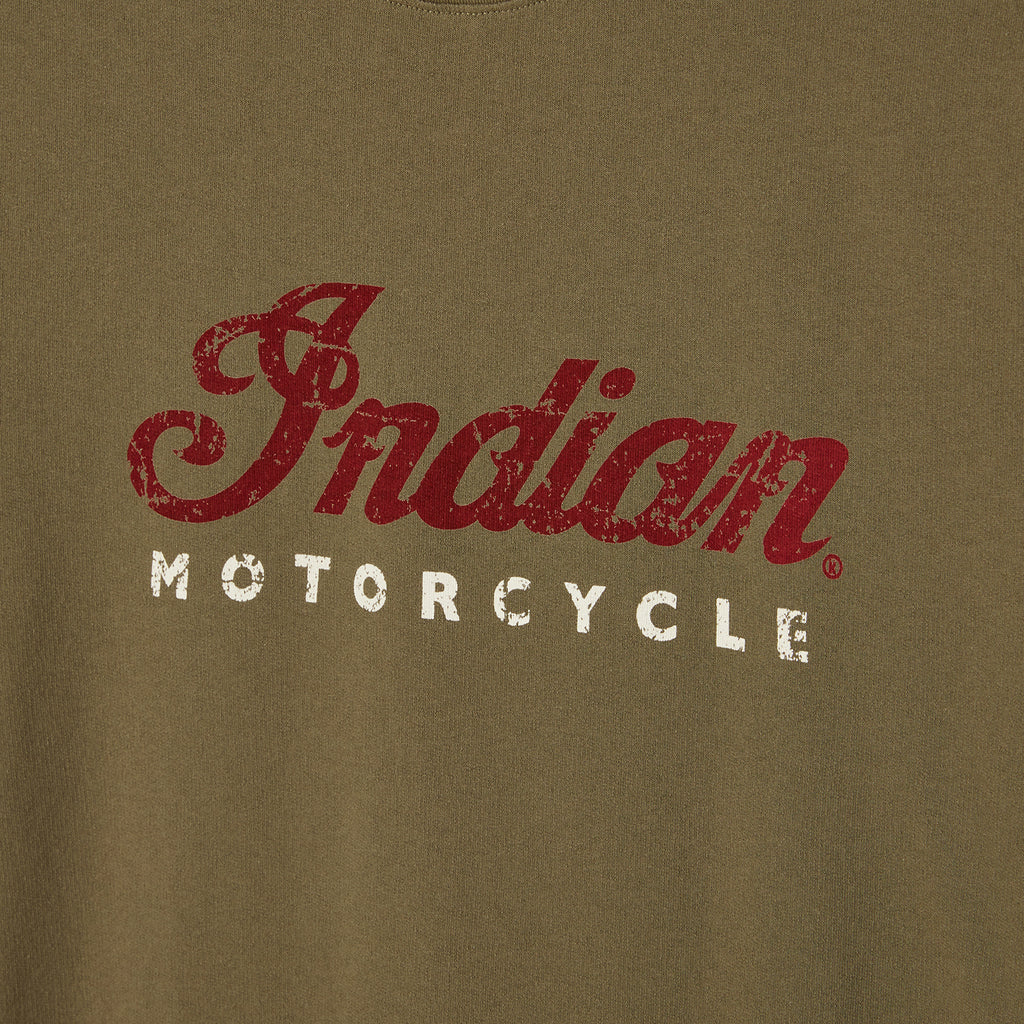 INDIAN MOTORCYCLE MEN'S 2 COLOR SCRIPT TEE