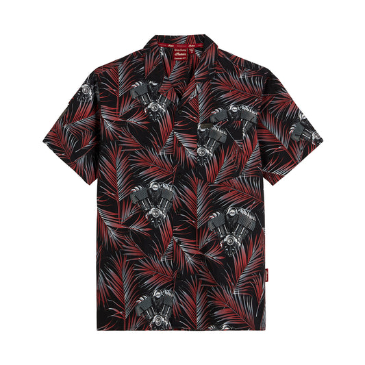 INDIAN MOTORCYCLE MEN'S ENGINE PRINT SHIRT