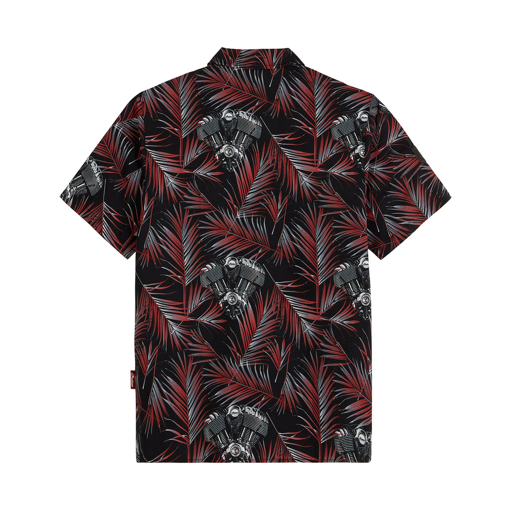 INDIAN MOTORCYCLE MEN'S ENGINE PRINT SHIRT