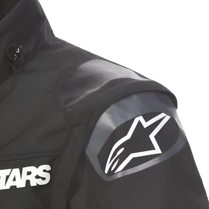 side shoulder of Alpinestars enduro jacket